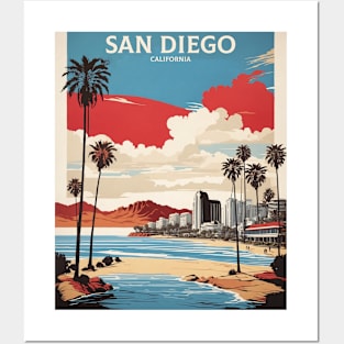 San Diego California United States of America Tourism Vintage Posters and Art